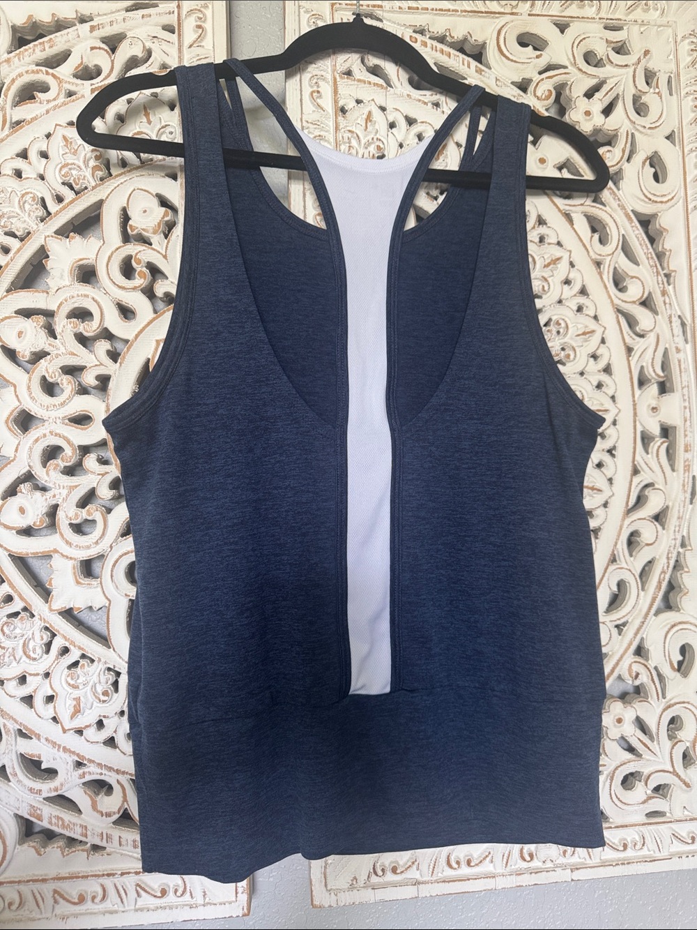 Nike Women's Navy Dallas Cowboys Star Athletic Tank - Picture 5 of 11